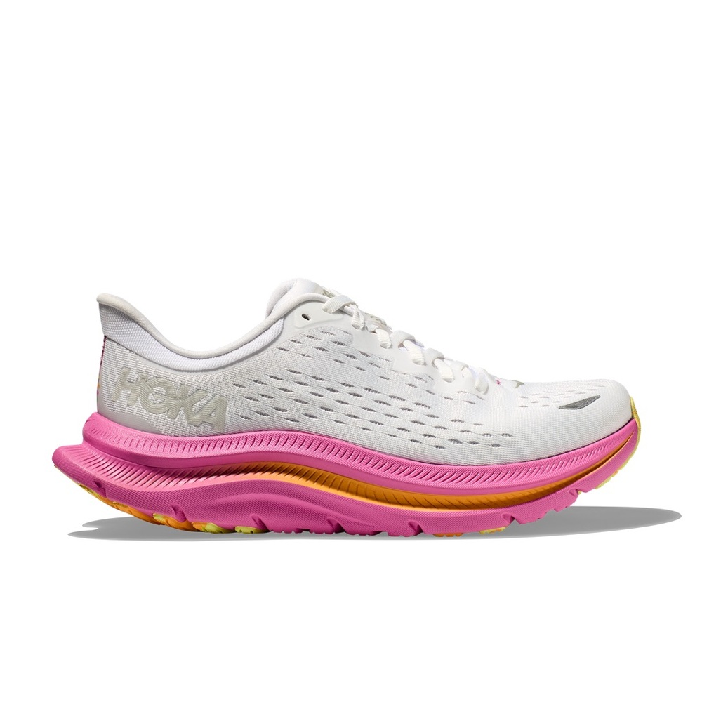ISO pink and orange hokas